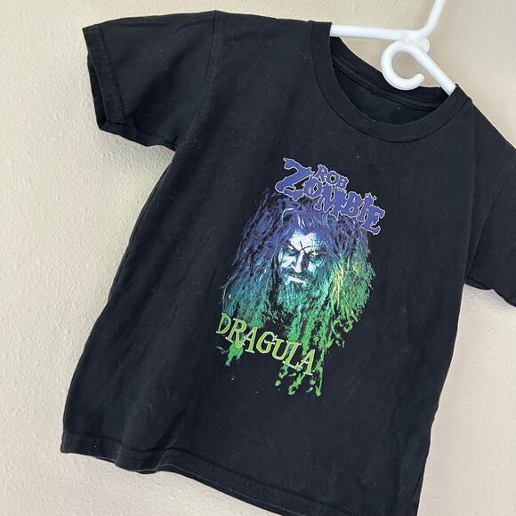 Kids Rob Zombie Dragula graphic rock band T-Shirt gothic punk grunge toddler 4 - Picture 4 of 6